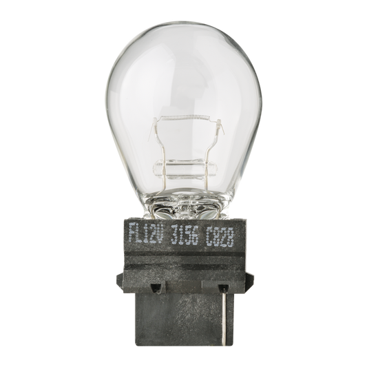 Bulb P27W  W2.5x16d Wedge Plastic Base  12V 27W 3156