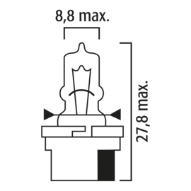 Bulb  Dash B10d Halogen 12V 5W 429180
