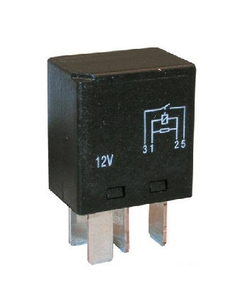 Micro Relay Normally Open 4 Terminal 12V 20A Resistor Protected ACX1980BL