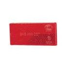 Retro Reflector - 70 x 31.5mm Self Adhesive Red 2920/8RA 004.412-024