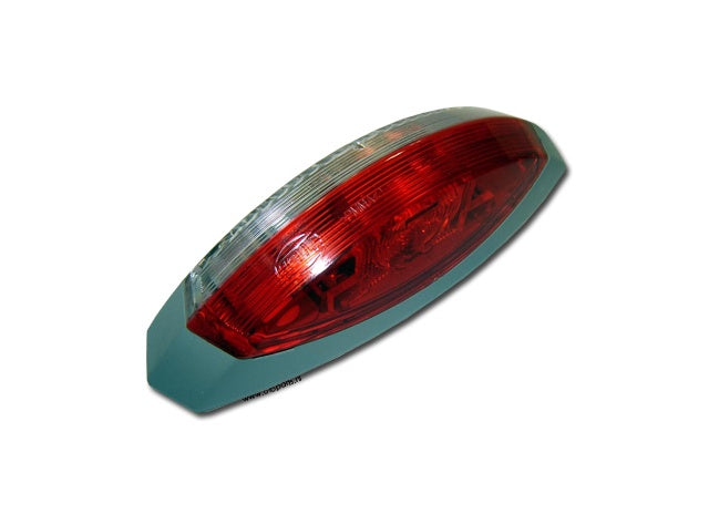 Marker Lamp Red/White Dark Grey Base L/H 12 or 24V 2XS 008.479-061
