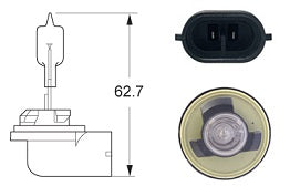 Bulb PGJ13 Halogen 12V 37.5W 894