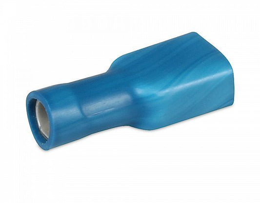 Crimp Terminal - Push-On Female - Fully Insulated 6.3mm Blue Pk 100 78505/8KW 980.300-163