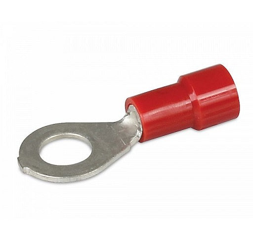 8541/8kw 980.303-013 Insulated Eye Crimp Terminal - Red 5.0mm Pk 100