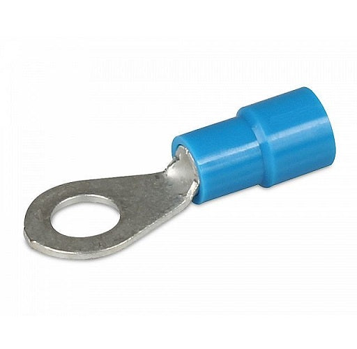 78243/8KW 980.303-152 Insulated Eye Crimp Terminal - Blue 5.0mm Pk 20
