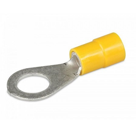 Insulated Eye Crimp Terminal - Yellow 8.4mm Pk 100  78547/8KW 980.303-263