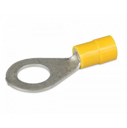 Insulated Eye Crimp Terminal - Yellow 9.5mm Pk 100 78548/8KW 980.303-273