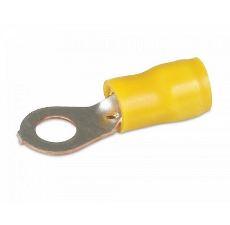 78249/8KW 980.303-352 Insulated Eye Crimp Terminal - Yellow 5.0mm Pk 12