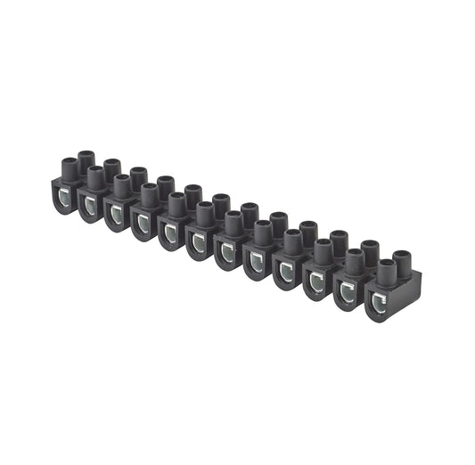 Brass Connector - Strip of 12 - Cables up to 3mm  8452/8KV 002.139-004