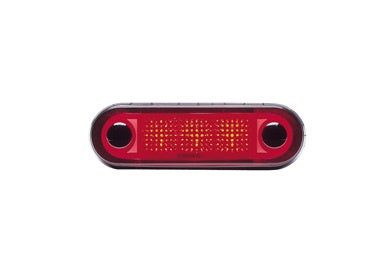Courtesy Lamp 3 LED Red Wide Rim Recess Mount 12V 95951071