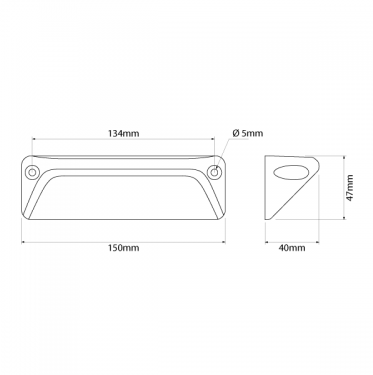 LED Work/Scene  Lamp 9-35V 2296 Lumen 98-9244
