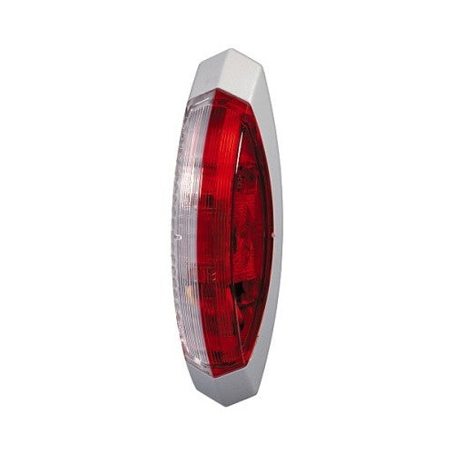 2XS 008.479-011 Marker Lamp Red/White Dark Grey Base R/H 12 or 24V
