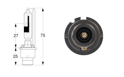 Bulb D2R HID Xenon Gas Discharge P32d-3 12/24V 35W - D2R/8GS 007.001-152