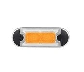 LED Front End Outline Marker Flush Mount Amber 12/24V 2060/2PF 980.855-201