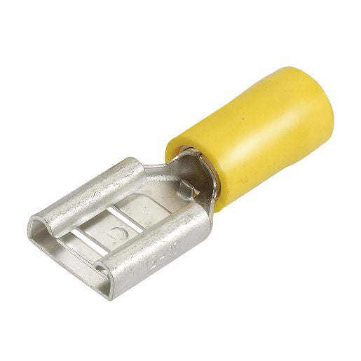 Crimp Terminal Female Blade Yellow 9.5mm Pk 50 ACX3020