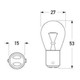 Bulb Bayonet BA15d 12V 21W 335