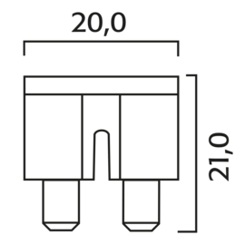 Blade Fuse 80V 25A 284825
