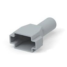 DT Plug  Boot 8 Circuit Grey 65mm DE-DT8S-BT