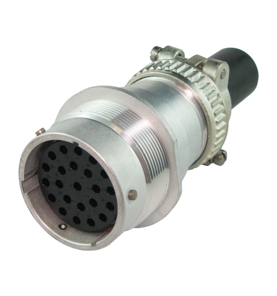 Deutsch HD 23 Circuit Receptacle with Strain Relief  DE-HD34-24-23SN-059