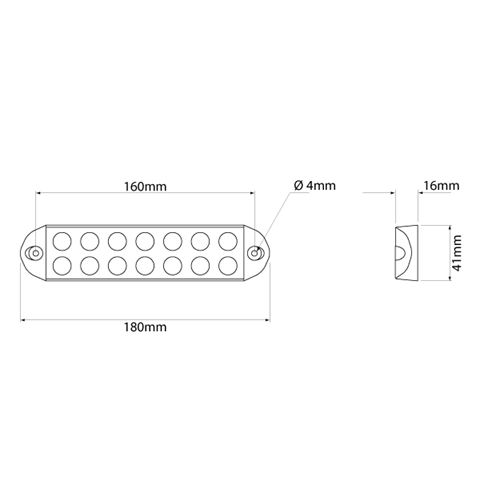 LED Combination Lamp Indicator/Front Position 12/24V  EA26047