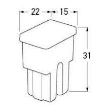Fusible Link  Female AS Type 20A 605020