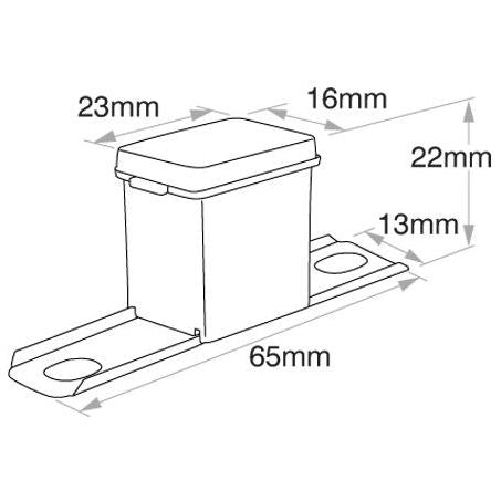 Fusible Link Long Bridge C Type 120A 6070120