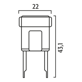 Fusible Link Male 50A 604850