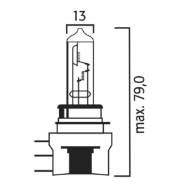 Bulb H15 PGJ23t-1 Halogen 12V 55/15W 551523