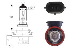 Bulb  H8 PGJ19-1 Halogen 12V 35W 2080