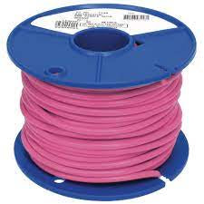 Cable Single Core 3mm Pink 150 30M Roll ACX0708