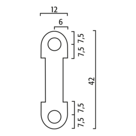 Strip Fuse Round 50A 39050