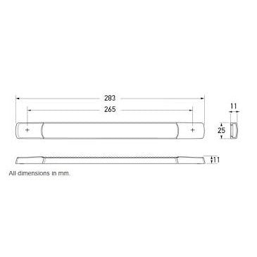 LED Surface Mount Front Indicator 12V 2109/2BA 980.888-301