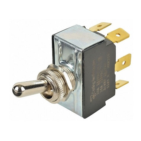 TS402E Toggle Switch DP On/On 6 Blade Terminals