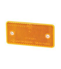 Retro Reflector 94 x 44mm  Amber Two bolt holes 2922-2/8RA 003.236-013