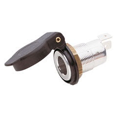 Socket 2 Pole with Metal Earth Tab and Cover 4918/8JB 905.388-002