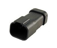 DT Socket 4 Circuit Black Bussed 1x4 DE-DT04-4P-EP13