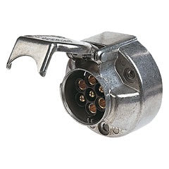 Trailer Socket 7 Pole Round Metal  4912/8JB 001.941-006