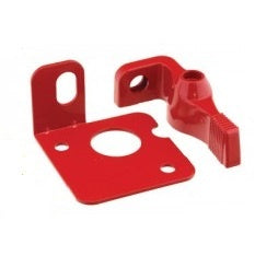 Battery Master Switch Fixed Handle Lockout Bracket Red BMS-18R