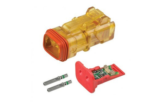 DT 2 Pin Plug Kit with LED 24V DE-DTLED-24V