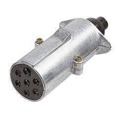 Trailer Plug  7 Pole Heavy Duty Metal  4908/8JB 003.831-003