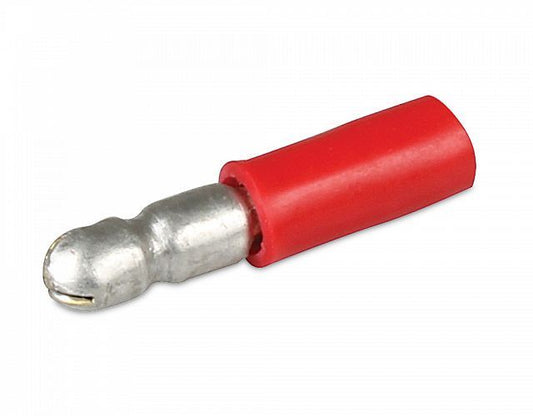 Insulated Male Bullet Crimp Terminals - Red Pk 100  8520/8KW 980.301-403