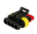 Plug Only suit Super Seal Connector - 4 Pole 4984-P/8KW 959.881-545