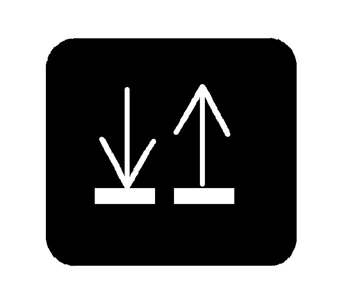 Switch Symbol for 777 Series - Raise/Lower Grey 788329
