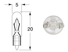 Bulb T5 Wedge W2x4.6d 12V 2W  -  WBL122/8GP 938.026-002