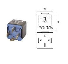 Mini Relay 4 Pin Normally Open 12V 40A 2144